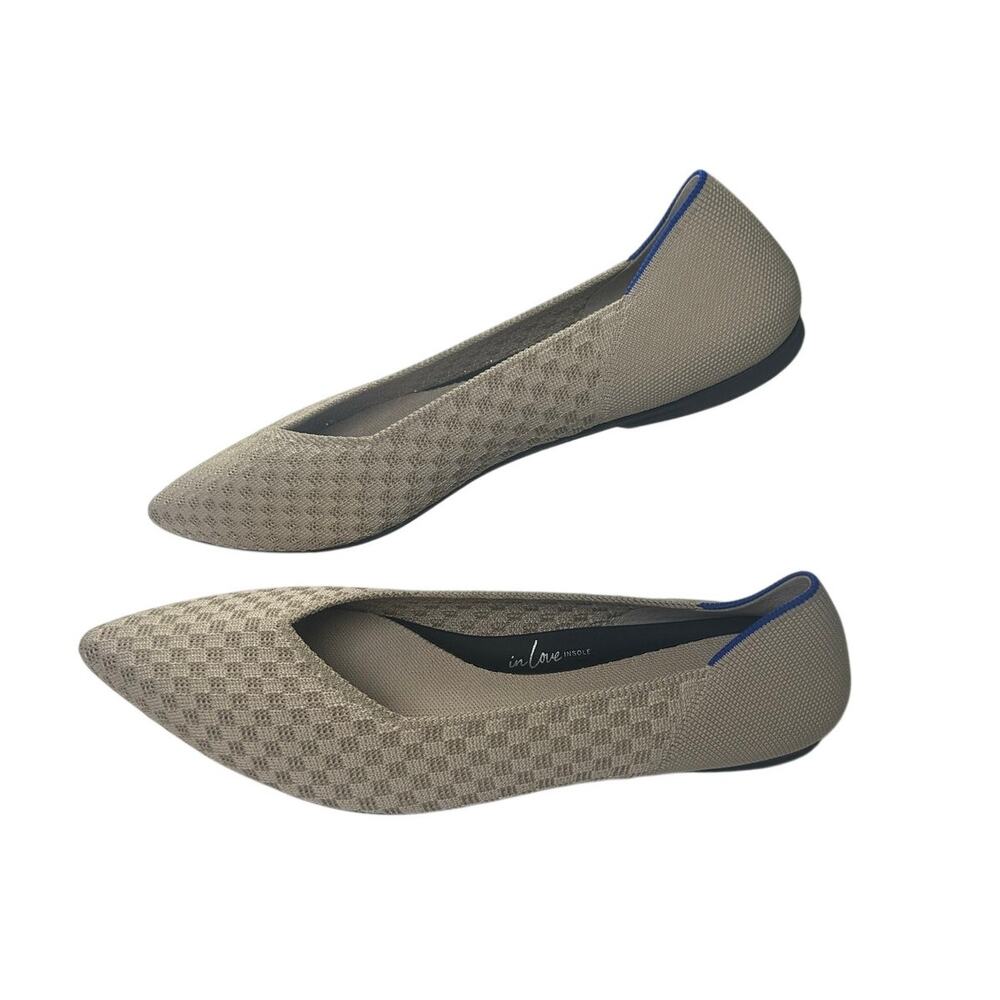 Rothy's new without box the point II frappe basketweave size 12